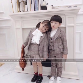 Bộ vest 3 món cho bé yêu (có ảnh thật)