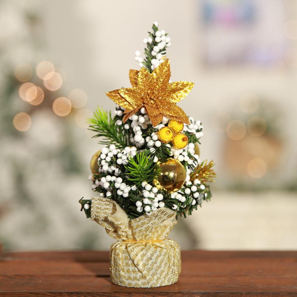 GOGOUP Cây Thông Giáng Sinh Mini 20cm Trang Trí Bàn Tiệc Giáng Sinh Mới