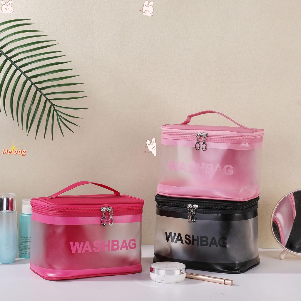 Túi Đựng Đồ Trang Điểm Trong Suốt Sức Chứa Lớn Có Thể Tái Sử Dụng