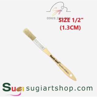Cọ đầu bằng, cọ thanh bình lông mãnh trắng [ Sugi art shop]