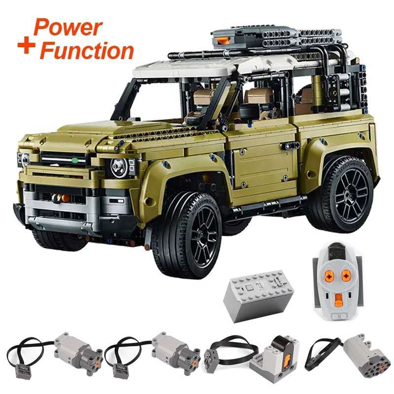 Đồ chơi Lắp ghép Mô hình Technic King 93018B Xếp hình siêu xe Land Rover （Với điều khiển từ xa）