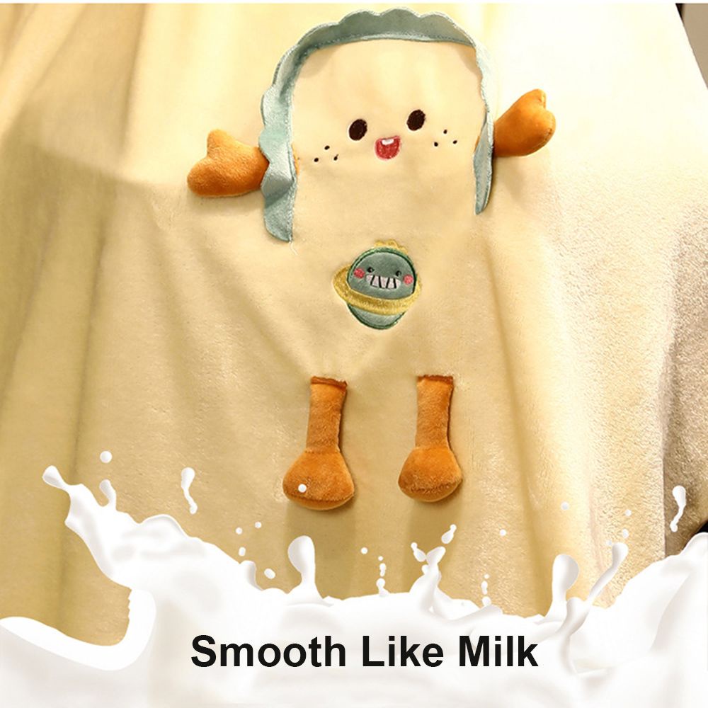 Chăn Bông Mềm Mại Giữ Ấm Hình Bánh Mì Đáng Yêu Dành Cho Văn Phòng