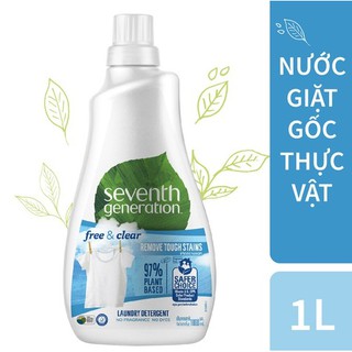 Nước Giặt Gốc Thực Vật Seventh Generation Free & Clear Không Mùi 1L