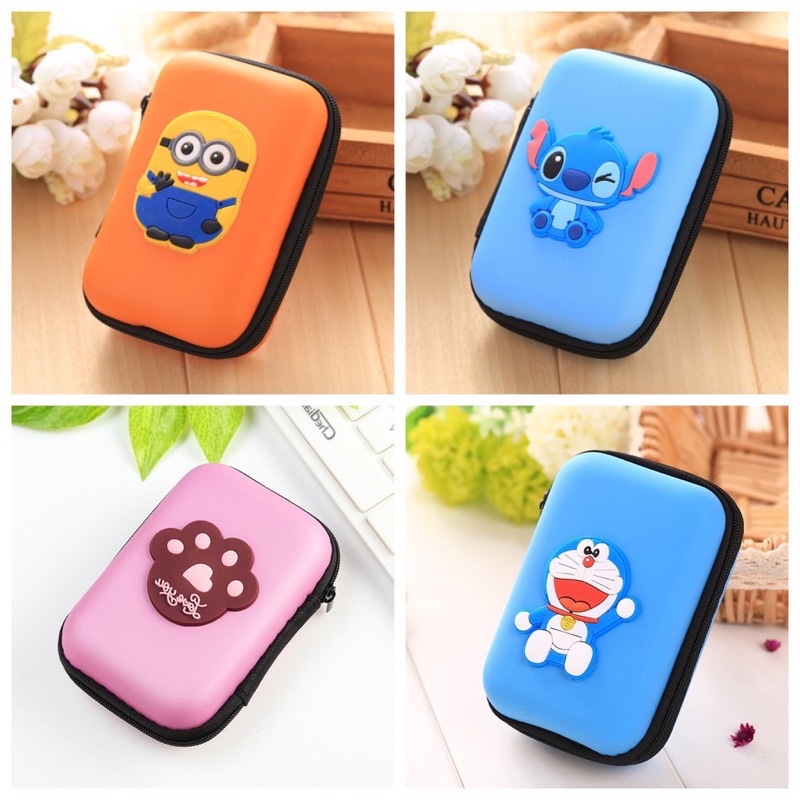 Bao Đựng Cho Phụ Kiện Tai Nghe Bluetooth Dây Cáp Sạc Pin