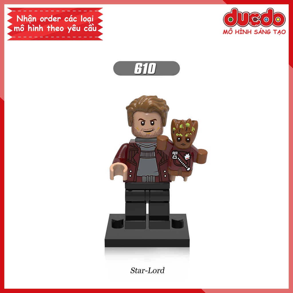 Minifigures Vệ binh dải ngân hà siêu đẹp - Đồ Chơi Lắp Ghép Xếp Hình Mini Mô hình Iron Man Xinh 0159