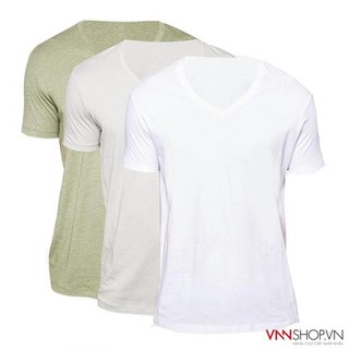 Bộ 3 áo thun nam cotton asos cổ chữ v - v neck 3 pack in relaxed fit
