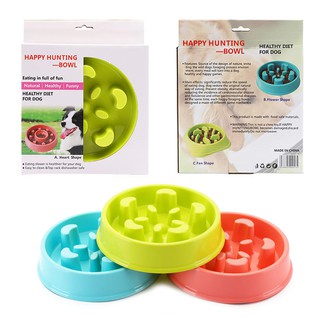 Khay tập ăn chậm chống sặc cho chó mèo