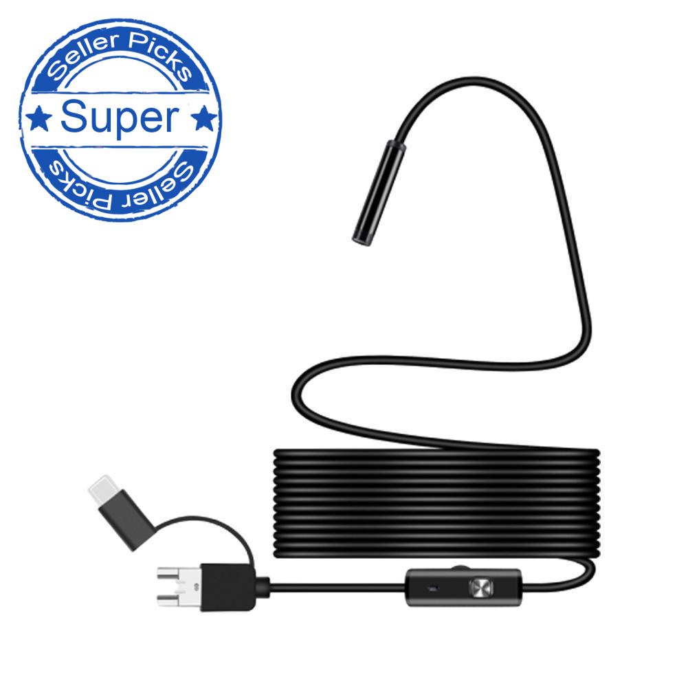 Camera nội soi mini HD 640*480 IP67 1/2/3.5m cho Android Endoscope S3T3