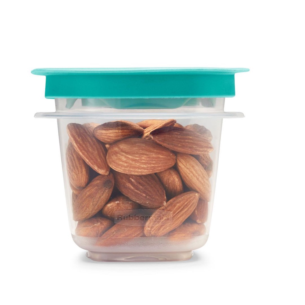 [6 size lẻ] HỘP NHỰA ĐỰNG THỰC PHẨM Rubbermaid NẮP MÀU XANH CỔ VỊT