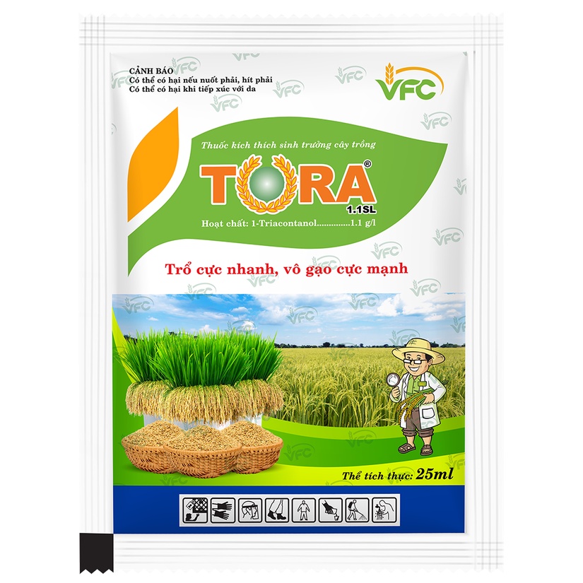 Phân Bón Lá Cao Cấp  TORA 1.1SL-25ml