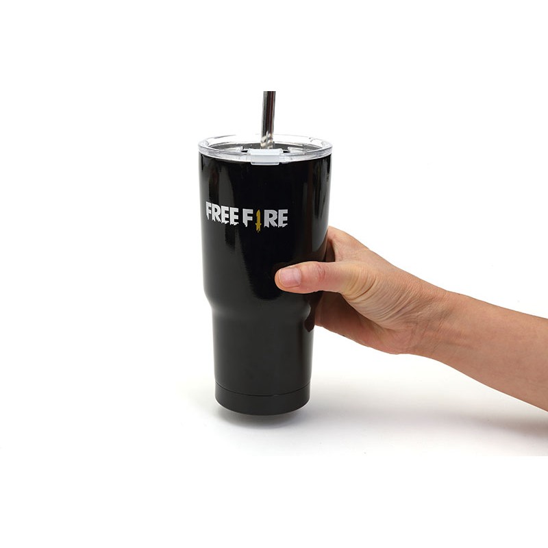 Cốc Nước Họa Tiết Chủ Đề Game Free Fire Màu Đen/ Trắng Tùy Chọn 500ml | BigBuy360 - bigbuy360.vn