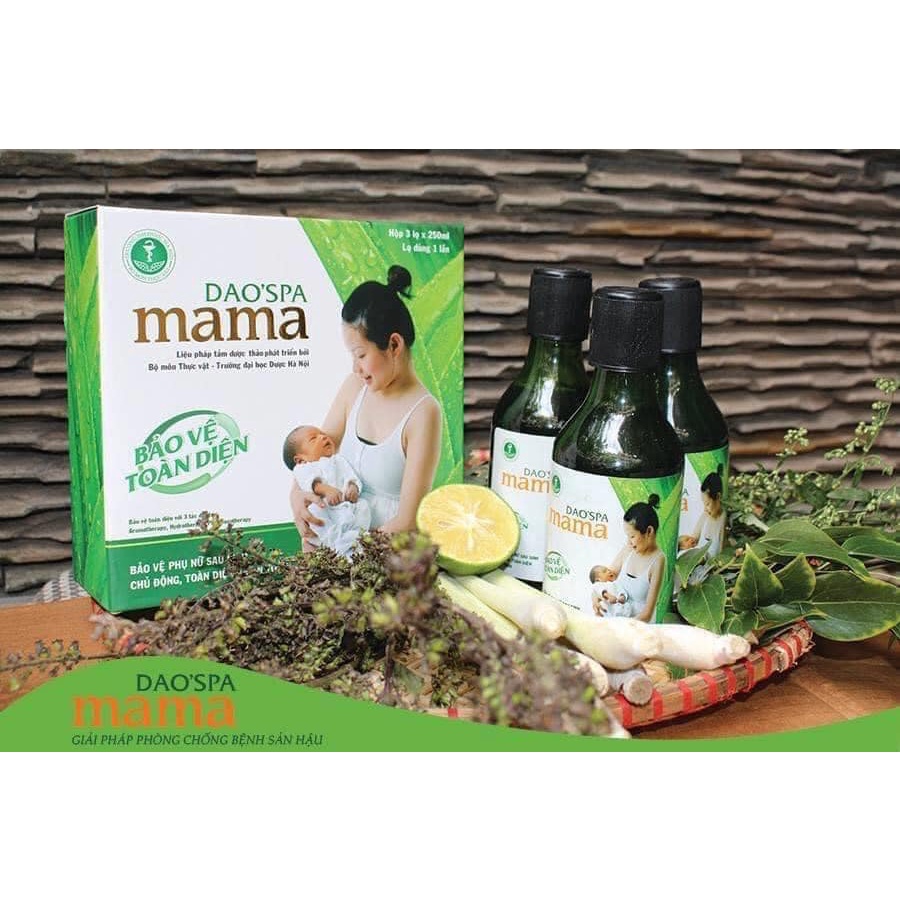 Dao'spa mama dùng TẮM KHÔ sau 6-8h sau sinh, XÔNG TẮM GỘI sau sinh 7-10 ngày khi vết mổ khô (sinh mổ)- MESU store