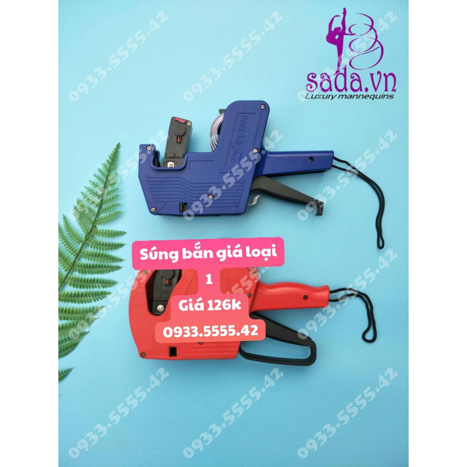 Combo Máy bấm giá tiền+400 tem  [FREE SHIP-KÈM QUÀ-RẺ] - Súng bắn giá ( tặng kèm mực 14k + 1 tem giá 4k)