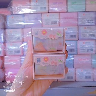 HỘP 3 CUỘN BĂNG DÍNH WASHI