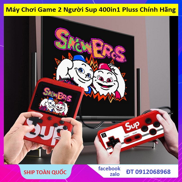 Máy Chơi Game Tuổi Thơ Sup 400 In 1 Tặng Kèm Tay Cầm Thế Hệ 2019 bản pluss