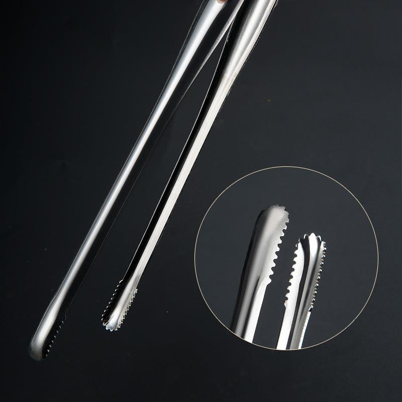 Kẹp gắp thức ăn bằng thép không gỉ chống bỏng nhỏ gọn tiện lợi