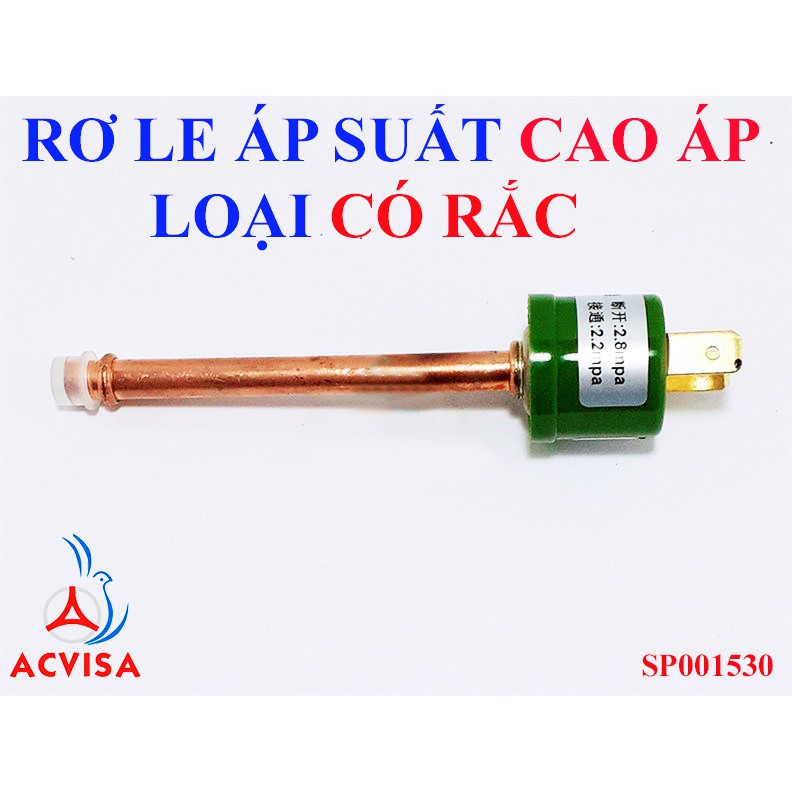 Rơ le áp suất cao YK-2.2/2.8 loại dây - Rắc cắm
