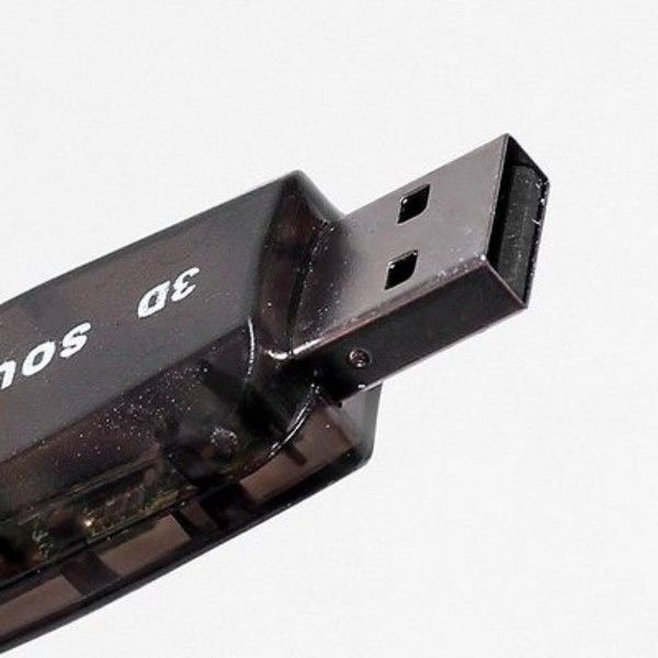 Đầu Chuyển Đổi Thẻ Âm Thanh 3d Usb 2.0 Sang 3.5mm Cho Tai Nghe / Mic 5.1