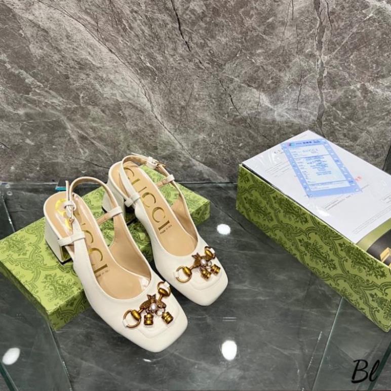 Sandal Gucci Ong 2 Màu Trắng Đen Full Size 35-39