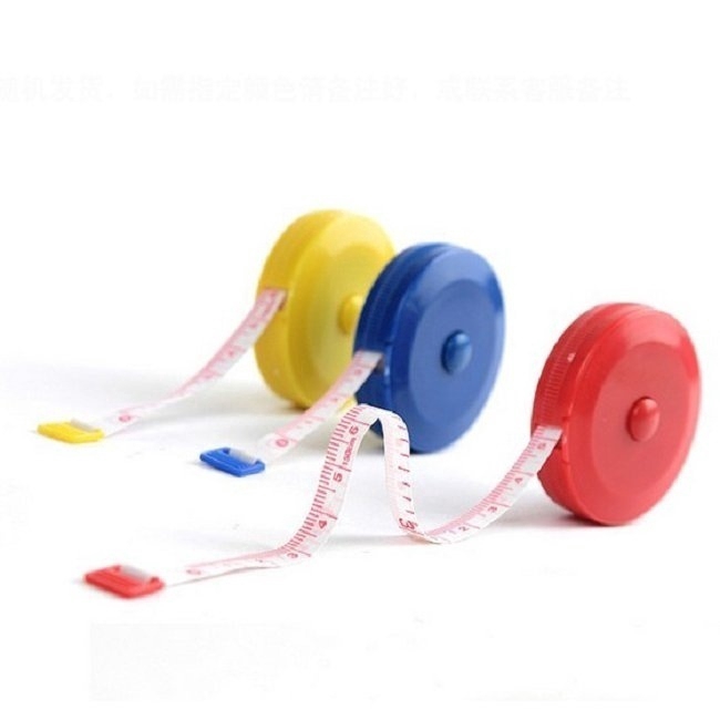 Thước cuộn mini đo may quần áo có thể thu gọn