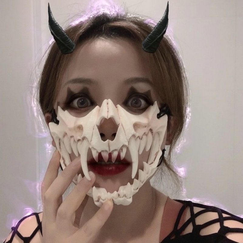 Mặt Nạ Hóa Trang Halloween Hình Bộ Xương Độc Đáo
