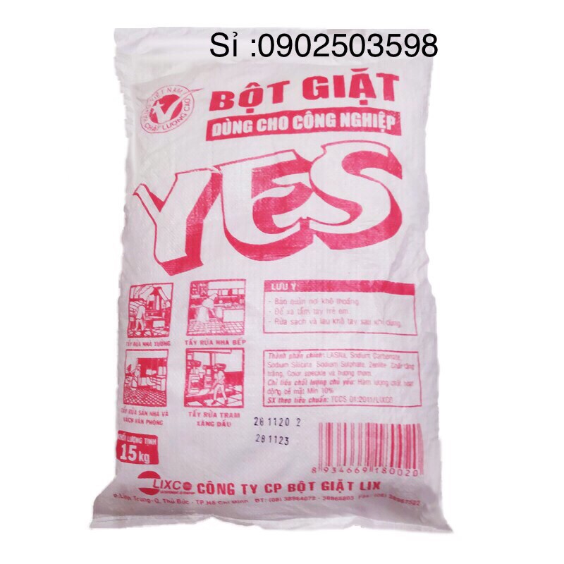 Bột giặt bao Yes xá 15kg