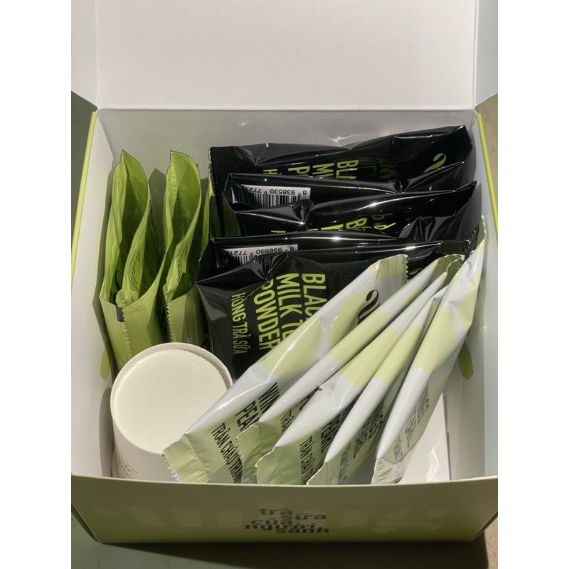 Hồng Trà Sữa Wings Hòa Tan Hộp 5 set (Hồng trà sữa trân châu tự pha tại nhà - 5 set pha được 5 ly trà) | BigBuy360 - bigbuy360.vn