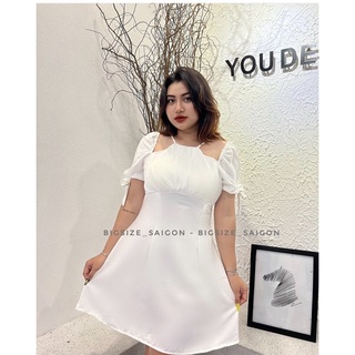 Đầm cổ yếm bigsize (55-90kg)kèm ảnh thật