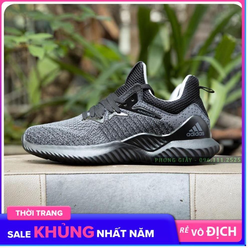 (Flat Sale) Giày Thể Thao Nam Alpha F28 Màu Đen Full