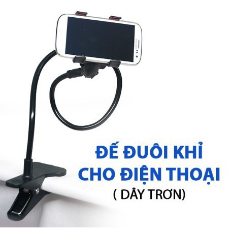 Gía đỡ điện thoại đầu kẹp tiện dụng xoay 360 độ tiện cho việc học online xem phim