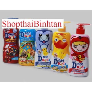 Sữa tắm gội Dnee kid hoạt hình Thái Lan 400ml đủ màu