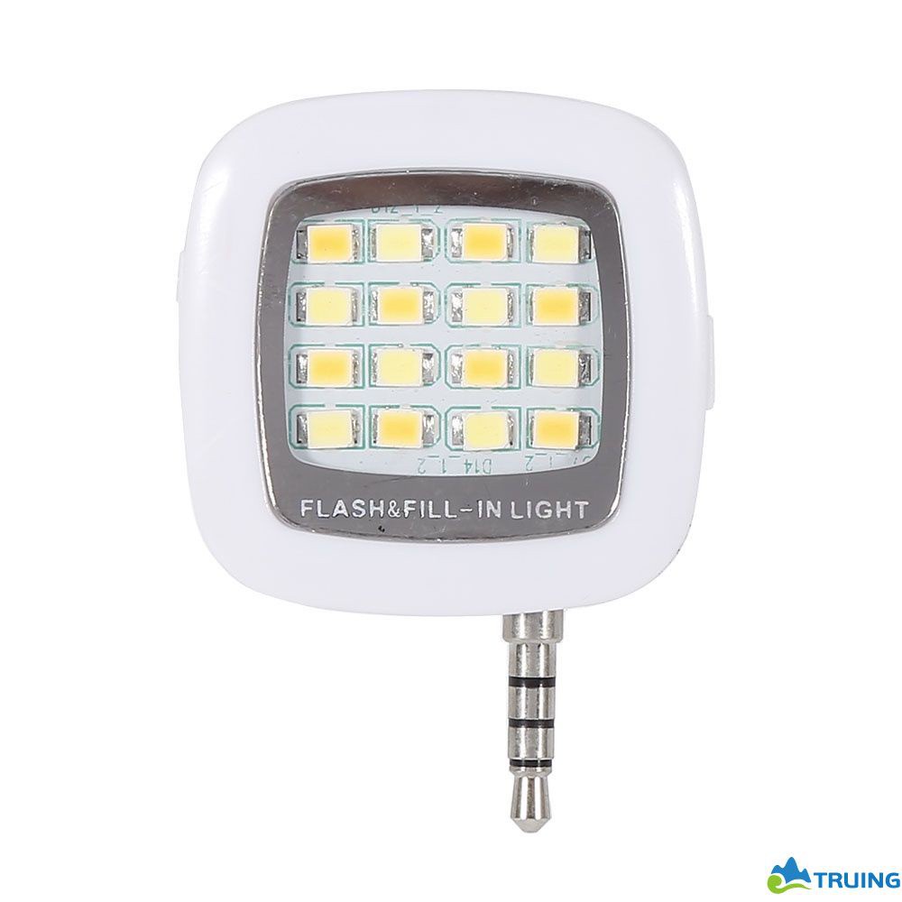 Đèn Led 16 Bóng Hỗ Trợ Chụp Ảnh Tự Sướng Cho Điện Thoại Samsung Iphone