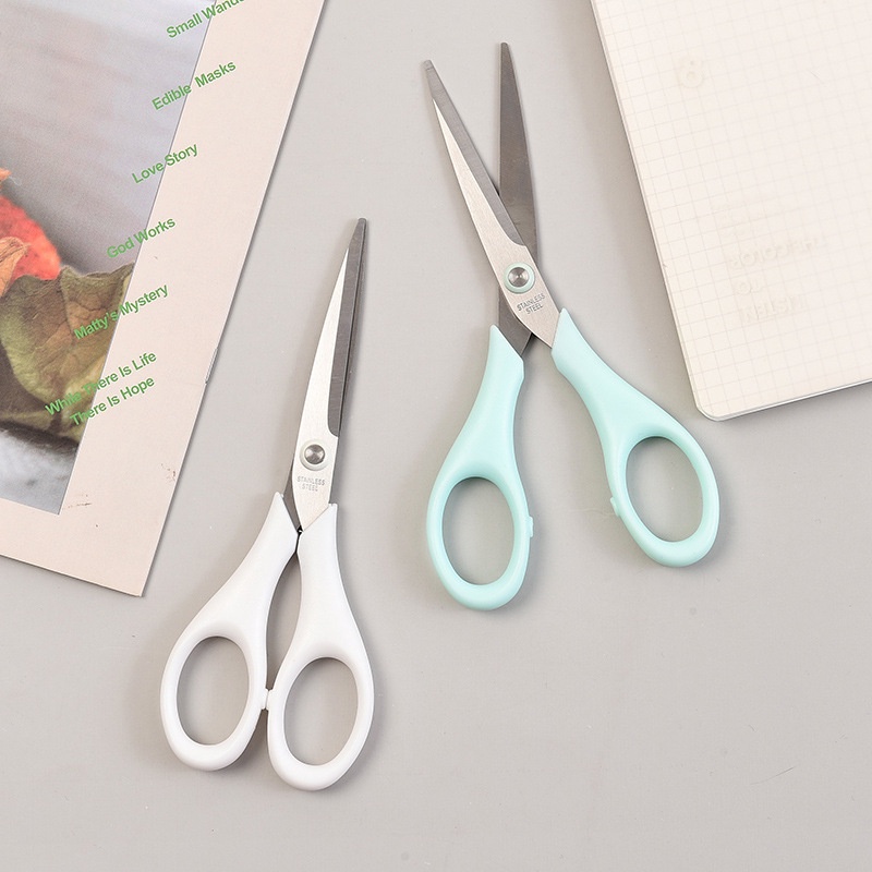 Kéo Cắt Giấy Bằng Thép Không Gỉ Tiện Dụng Cho Văn Phòng