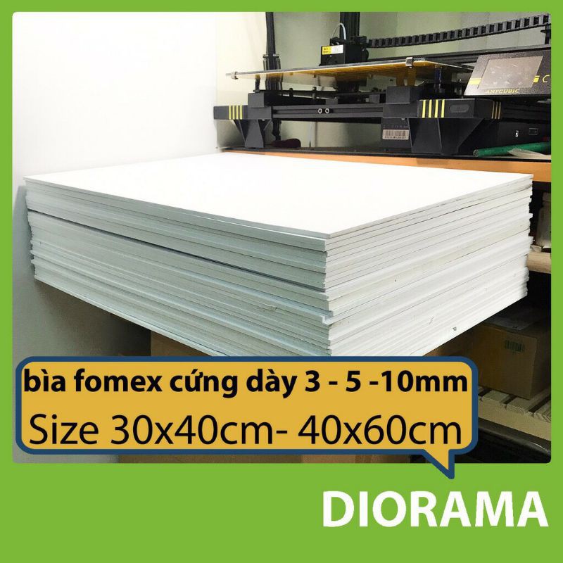 Bìa cứng ghép mô hình  30x40 cm ; 40x60 cm 3 - 5mm làm đồ handmade