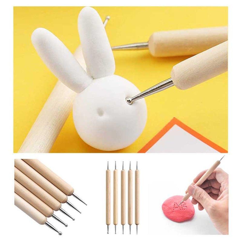 Set 61 Dụng Cụ Điêu Khắc Đất Sét Polymer 1 Kèm Túi Đựng
