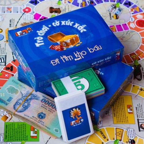 Board game-Đi tìm kho báu phần 1-Foxi-trò chơi gia đình tương tác phát triển tư duy và lý thú