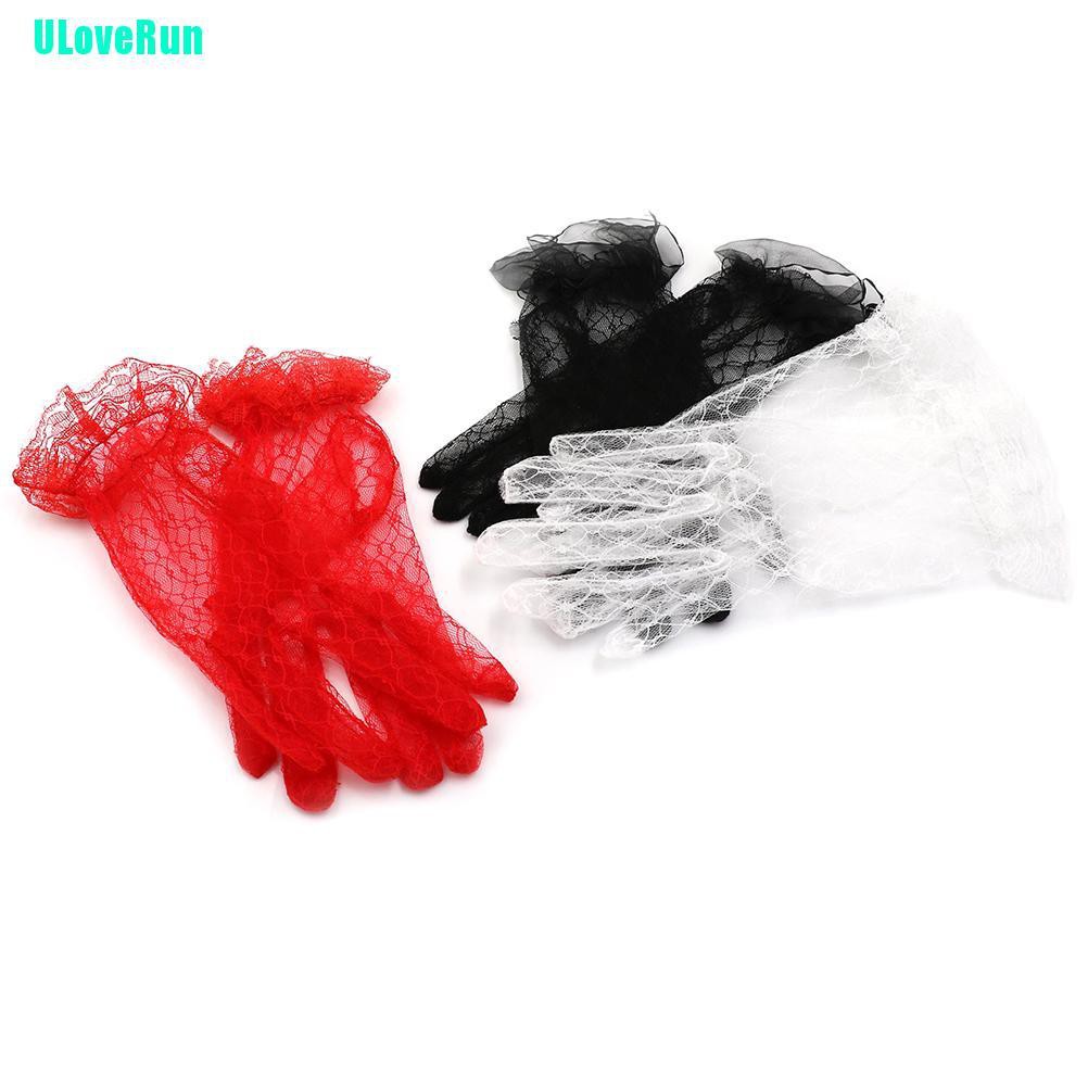 1 Đôi Găng Tay Ren Ngắn Gợi Cảm Dành Cho Cô Dâu