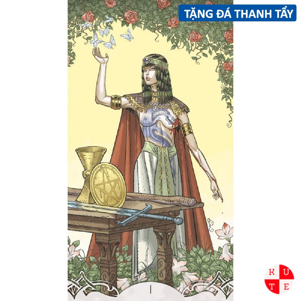 Bài Tarot Erotic Fantasy 78 Lá Bài Tặng File Tiếng Anh Và Đá Thanh Tẩy C225