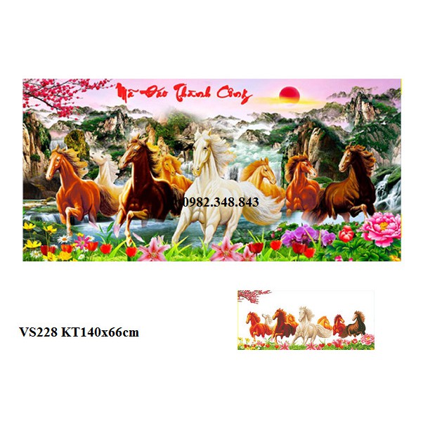 Tranh gắn đá mã đáo thành công KT:140x66cm. Tranh đính đá chưa gắn.