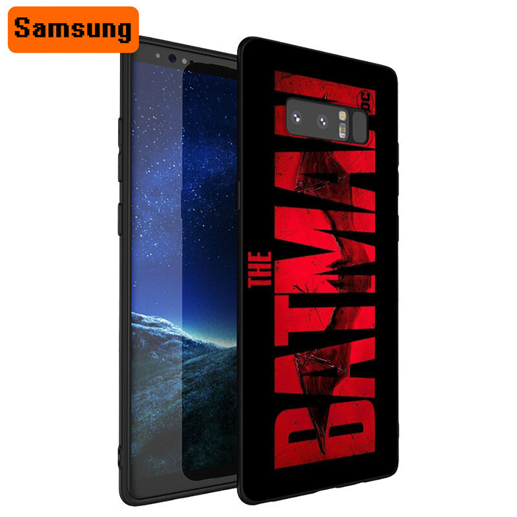 Ốp Điện Thoại Silicon Mềm Đen Hình Siêu Anh Hùng Batman Xc29 Cho Samsung S6 S7 Edge S8 S9 Plus S10