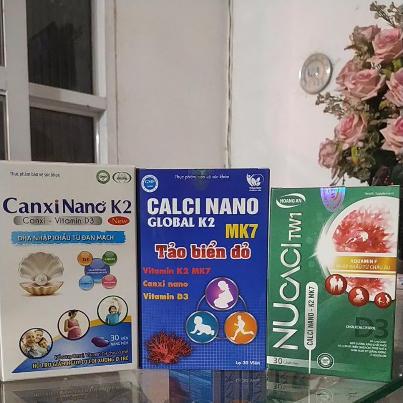 Canxi Nano D3 K7 xương chắc khỏe
