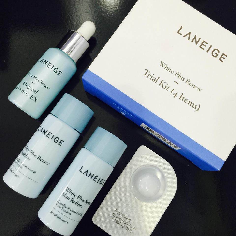 Bộ kit dưỡng trắng da Laneige White Plus Renew Trial Kit ( 4 items ) hp