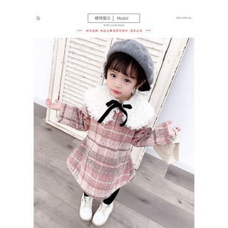 Váy mùa đông chi bé cực ấm
