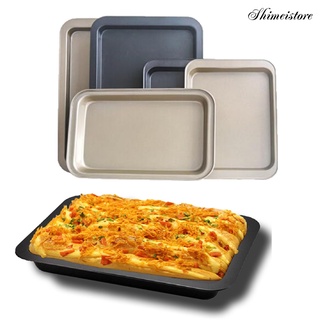 Khay Nướng Bánh Mì Hình Chữ Nhật Bằng Thép Không Gỉ Chống Dính