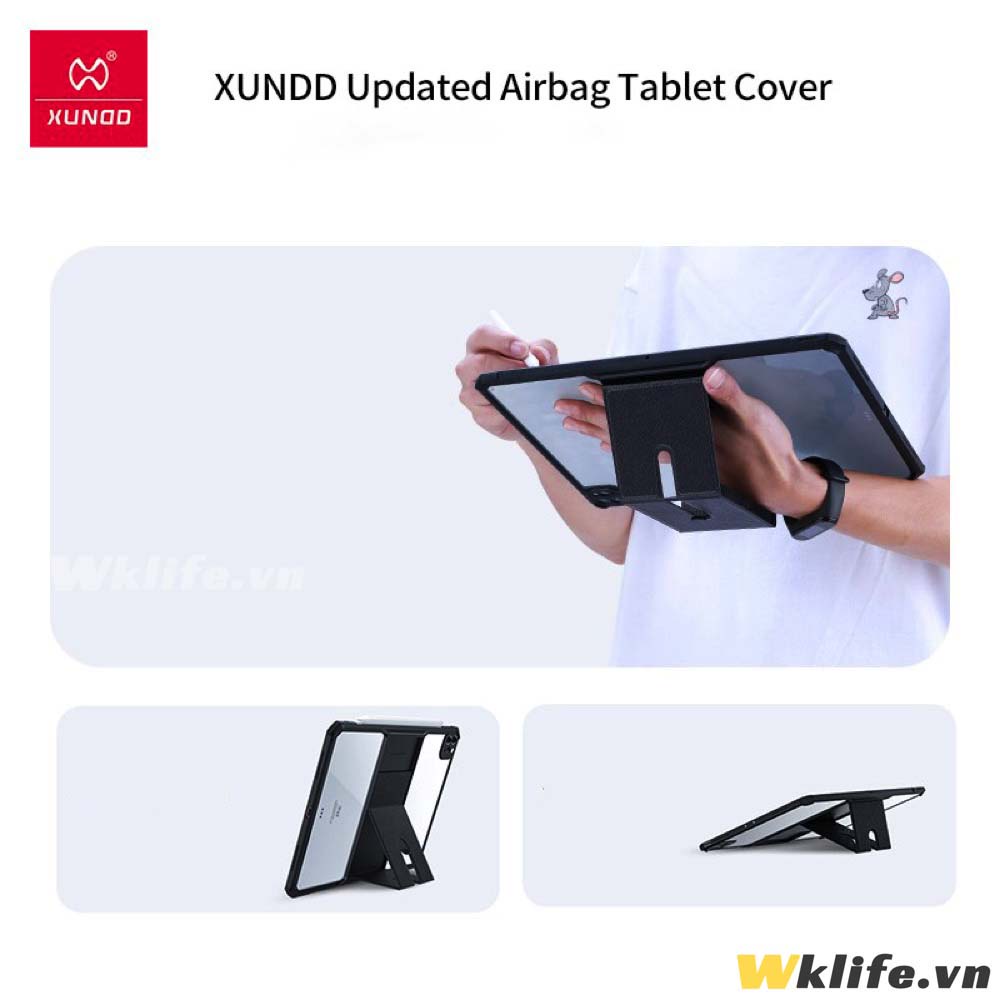 Ốp Chống Sốc Kèm Giá Đỡ Tiện Lợi XUNDD Cho Mini 6 / Air 4 / Pro 11 / Pro 12.9 2020 M1 2021