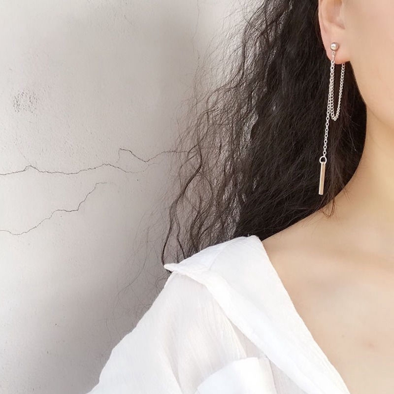 Hoa Tai Dáng Dài Thiết Kế Cá Tính Phong Cách Punk