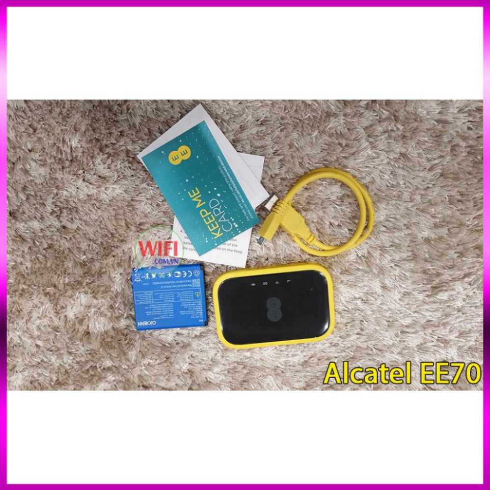 SĂN SÊU MÂY BÀ ƠI Bộ Phát Wifi 4G Alcatel EE70, Tốc Độ 4G 300Mbps, Pin 2150mAh, Wifi 802.11ac Hỗ Trợ 20 Kết Nối SĂN SÊU  | BigBuy360 - bigbuy360.vn