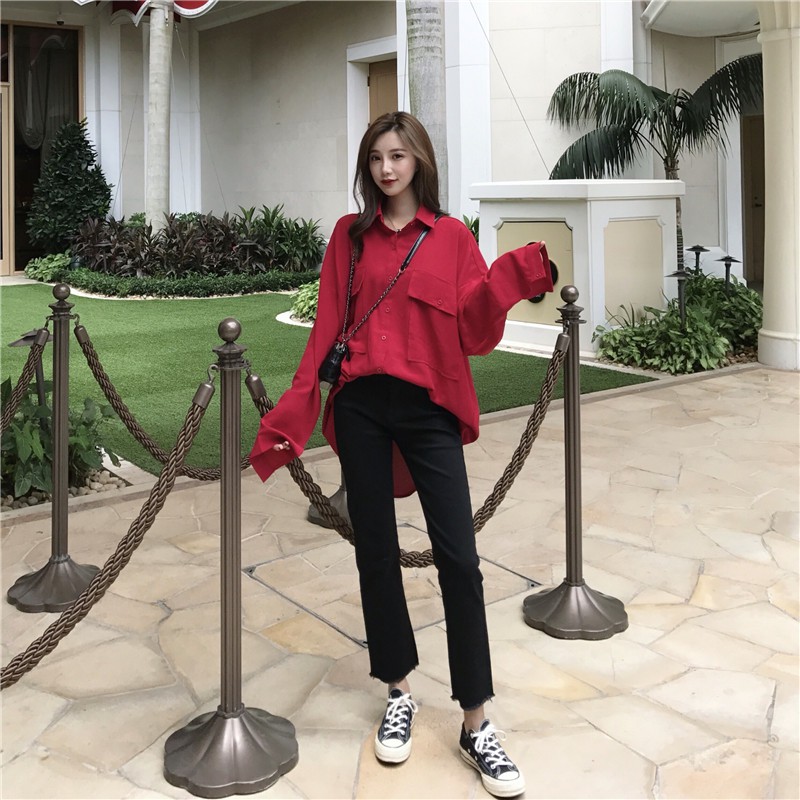 ÁO SƠ MI NỮ ULZZANG CỰC HOTTREND 2018 !!