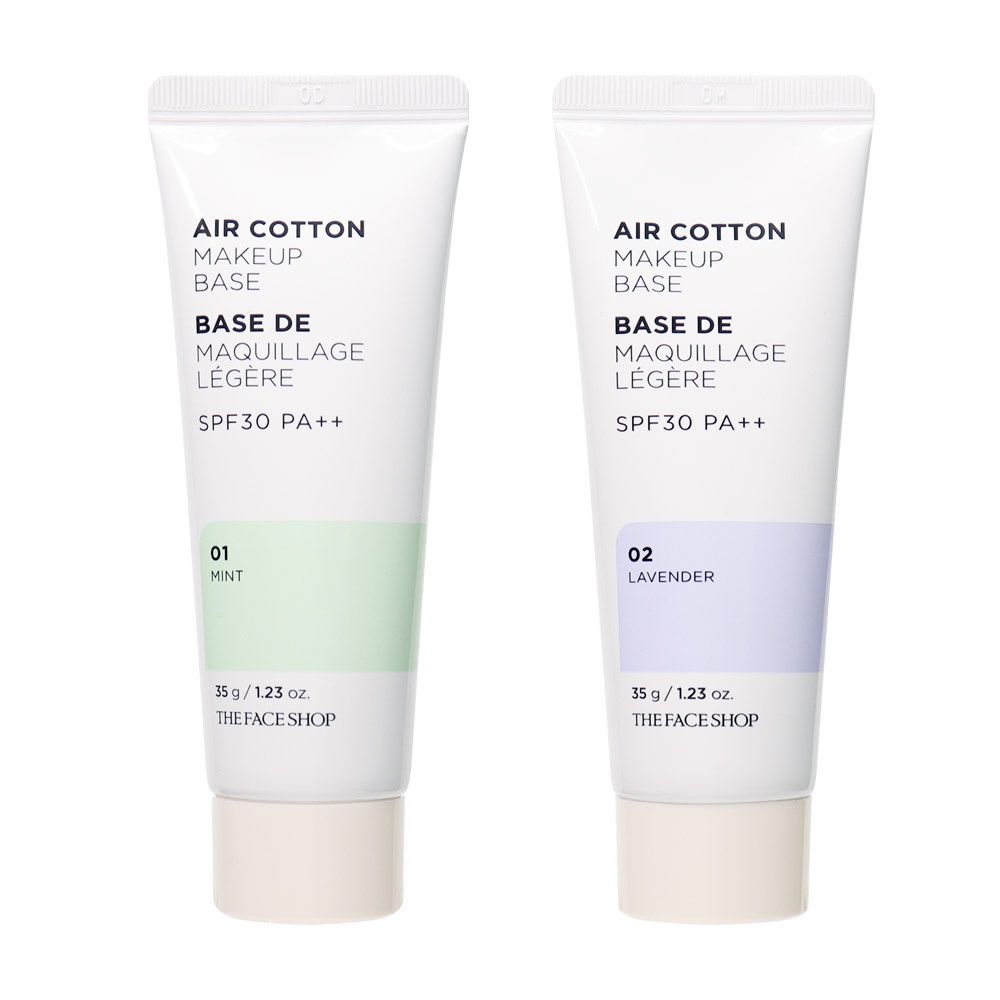 Kem Lót Make Up Base Air Cotton The Face Shop