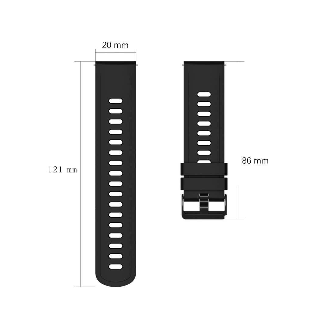 Dây Đeo Silicon Mềm Chất Lượng Cao Cho Đồng Hồ Thông Minh Huami Amazfit GTS 4 3 2 2e 4Mini 2Mini